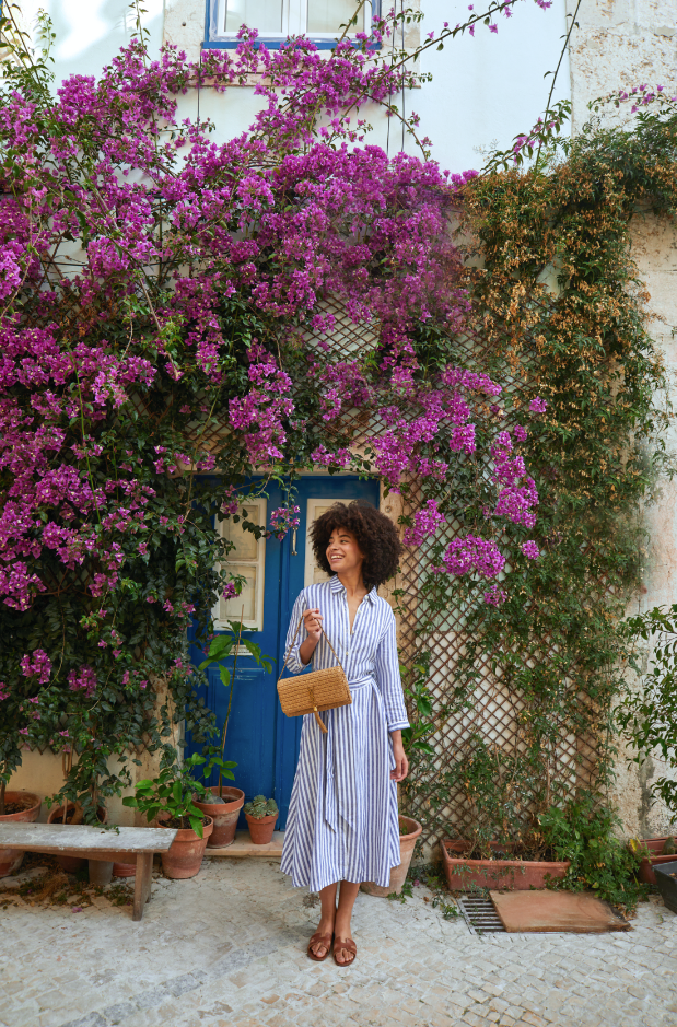 Saint-Tropez Striped Long Dress　HRT